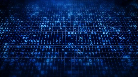 Futuristic Information Technology Concept Grid Stock Footage 114065479