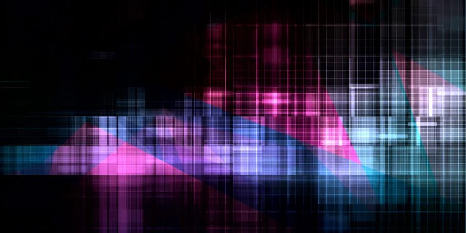 Futuristic Interface Business Illustrazione stock