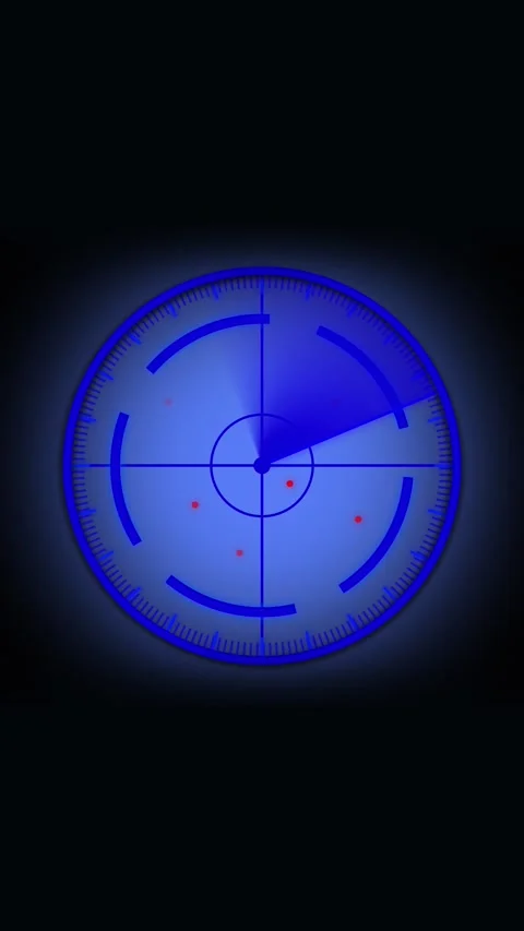 Futuristic interface cybersecurity military tracking system animation verti.. Stock Footage 344284889