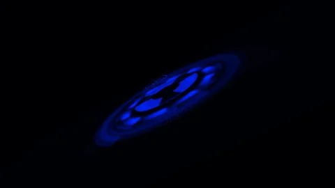 Futuristic interface design. HUD-technology for overlaying video and creating Stock-Footage 77637044