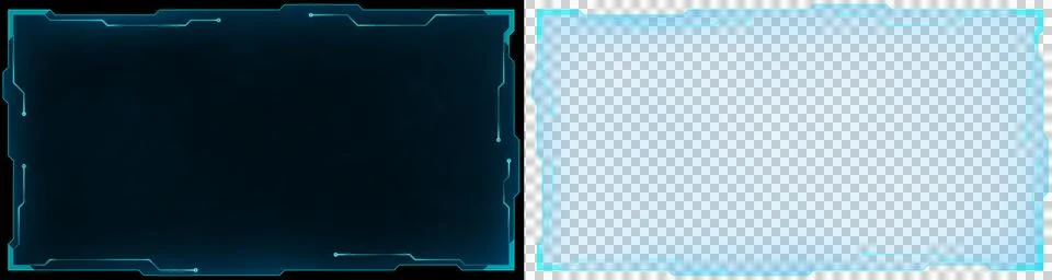 Futuristic interface frame  Stock Illustration