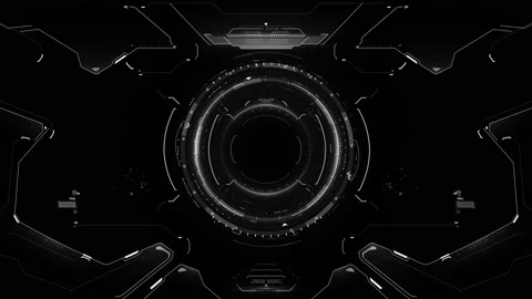 Futuristic Interface For Game User Video stock 202063437
