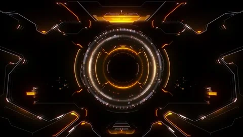 Futuristic Interface For Game User Video stock 202063482