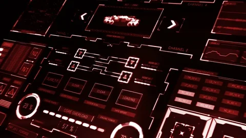 Futuristic interface | HUD Stock Footage 77803150