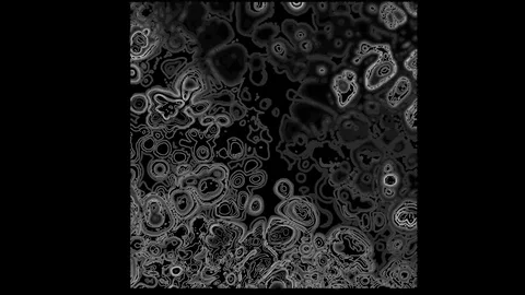 Futuristic interface | HUD | Lanscape analysis top view Stock Footage 77566175