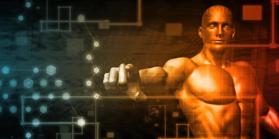 Futuristic Interface 스톡 일러스트