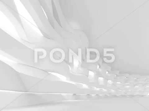 Futuristic interior Stock Illustration