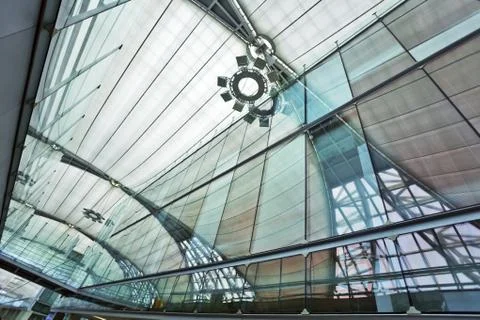 Futuristic interior Stock Photos