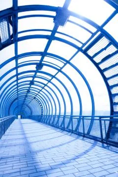 Futuristic interior Stock Photos