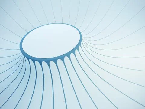 Futuristic interior space Stock Illustration