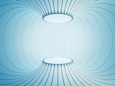 Futuristic interior space Stock Illustration