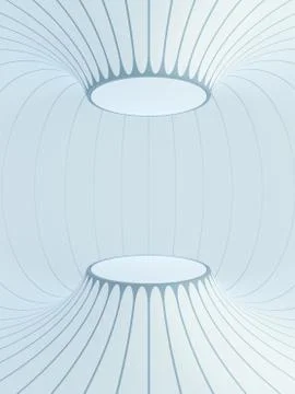 Futuristic interior space Stock Illustration