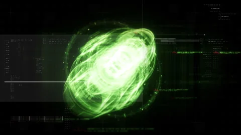 Futuristic, jet engine simulation, visualization, virtual reality, virtual Stock Footage 328966656