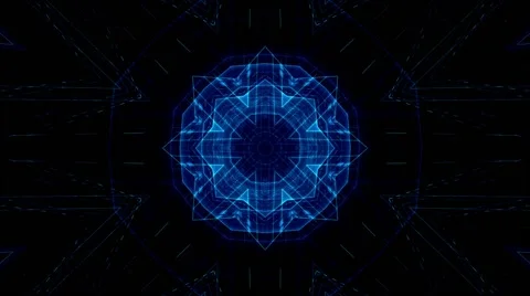 Futuristic kaleida background Stock Footage 68039191