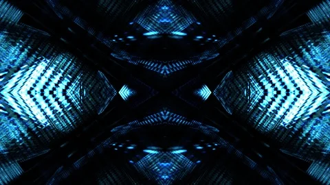 A Futuristic Kaleidoscope of Digital Light Stock Footage 94026094
