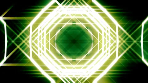 Futuristic Kaleidoscope Loop Background Stock Footage 58952381