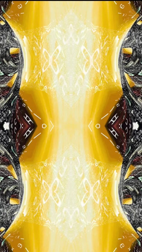 Futuristic Kaleidoscope Video Animation Loop Stock Footage 303524058