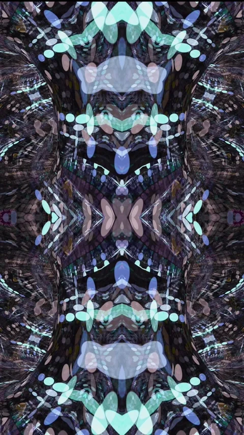 Futuristic Kaleidoscope Video Background Loop Stock Footage 303523996