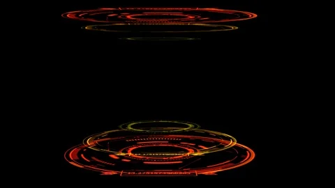 Futuristic Laboratory Concept with Digital Capsule Technology and Neon Inte.. Stock Footage 331691201