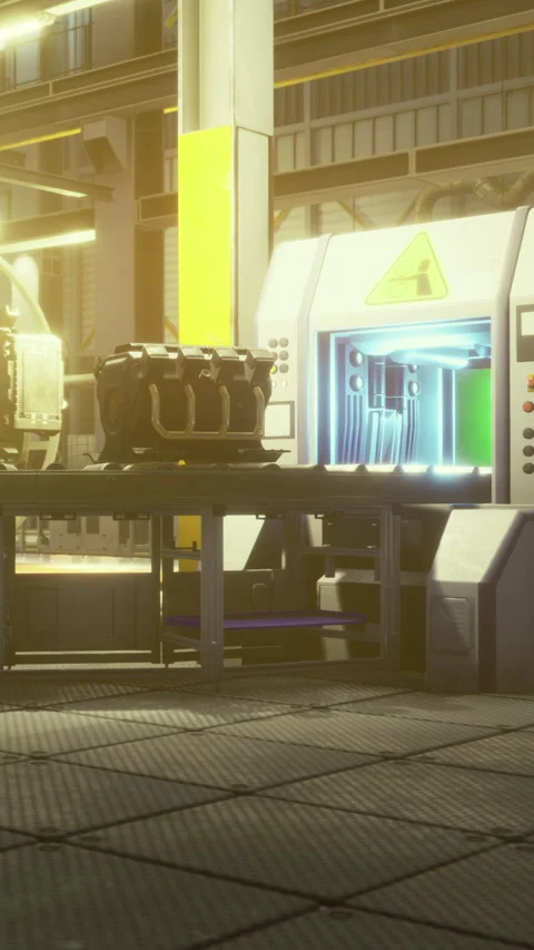 Futuristic laboratory scene showcasing advanced technology and equipment Stock Footage 335097941