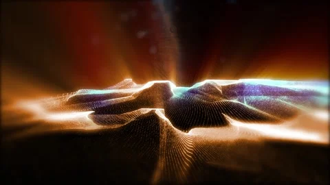 Futuristic landscape Stock Footage 303309311