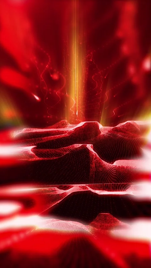 Futuristic landscape Video stock 303310928
