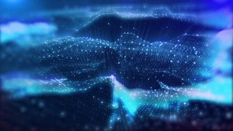 Futuristic landscape Video stock 303311094