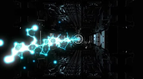 Futuristic Laser Machine Super HD Stock Footage 54152059