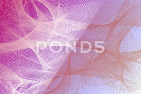 Futuristic Lavender Ribbon Wallpaper With Dynamic Curves Modello PSD