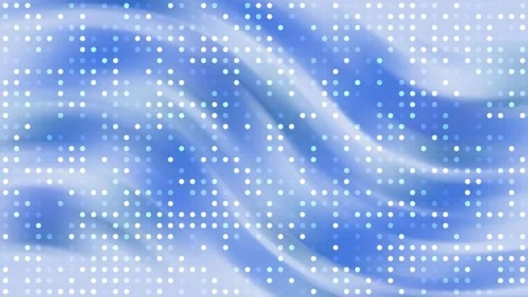 Futuristic light blue background with blinking dots, abstract tech loop Stock Footage 310048347