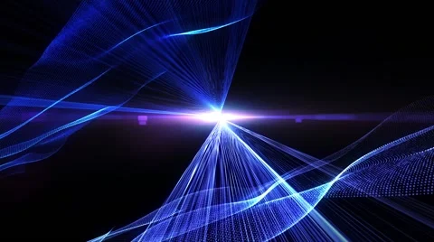 Futuristic light motion video background loop HD Stock Footage 67890153
