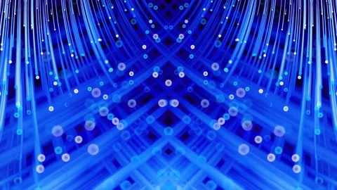 Futuristic light streak abstract High speed lines trail effect glowing digi.. Stock Footage 274927322