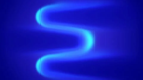 Futuristic Light Trail and Smooth Energy Motion Loop 库存插图