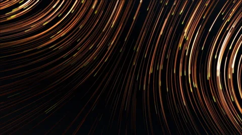 Futuristic Light Trails Bending Background Loop Stock Footage 48618231