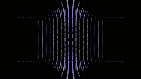 Futuristic light trails speeding through dark tunnel. Abstract motion blur 库存影片 340025223