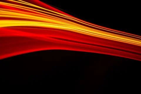 Futuristic light wave of energy with elegant glowing lines banner design Stock Illustration