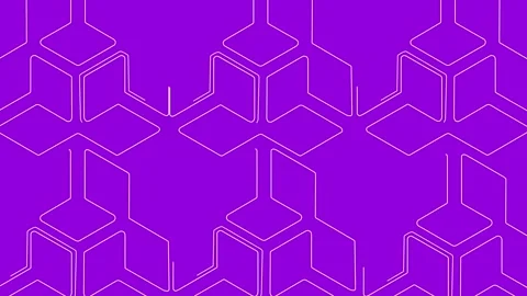 Futuristic lines. Computer geometric digital connection structure. Stock-Footage 307659224