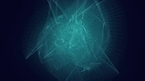 Futuristic lines in motion. Stylish graphic animation. Stock Footage 99525990