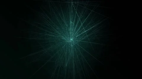 Futuristic lines in motion. Stylish graphic animation. Stock Footage 99726647