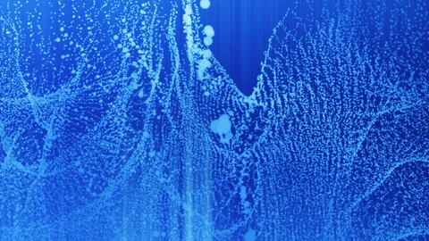 Futuristic lines in motion. Stylish graphic animation. Stock-Footage 100309417