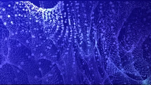 Futuristic lines in motion. Stylish graphic animation. Stock-Footage 100309788