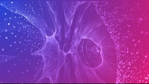 Futuristic lines in motion. Stylish graphic animation. Stock Footage 100696026