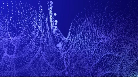 Futuristic lines in motion. Stylish graphic animation. Stock-Footage 101000796