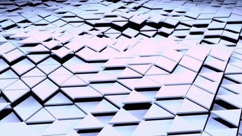 Futuristic liquid metal surface flowing dynamically Vidéo 340025871