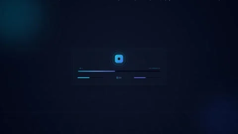 Futuristic loading bar motion graphic Stock-Footage 347846211