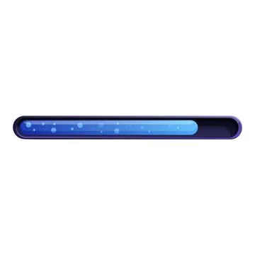 Futuristic loading bar showing progress completion status イラスト素材