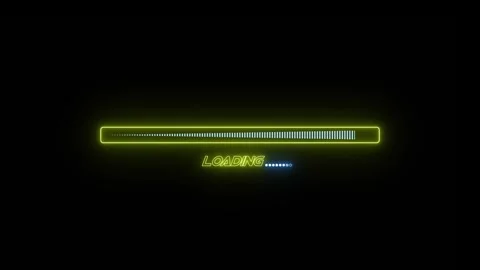 Futuristic Loading Transfer Upload Progress Loading Bar. a 371 Stock Footage 251950159