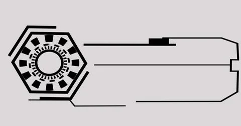 Futuristic lower third in the high resolution. Element of hud interface. Lo.. 스톡 일러스트