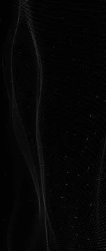 Futuristic Luminescent Plexus Network: Interconnected Glowing Particles and.. 库存插图