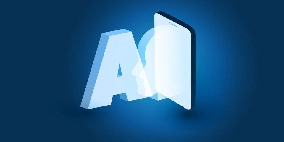 Futuristic Machine Learning, Artificial Intelligence, Cloud Computing, Auto.. 스톡 일러스트